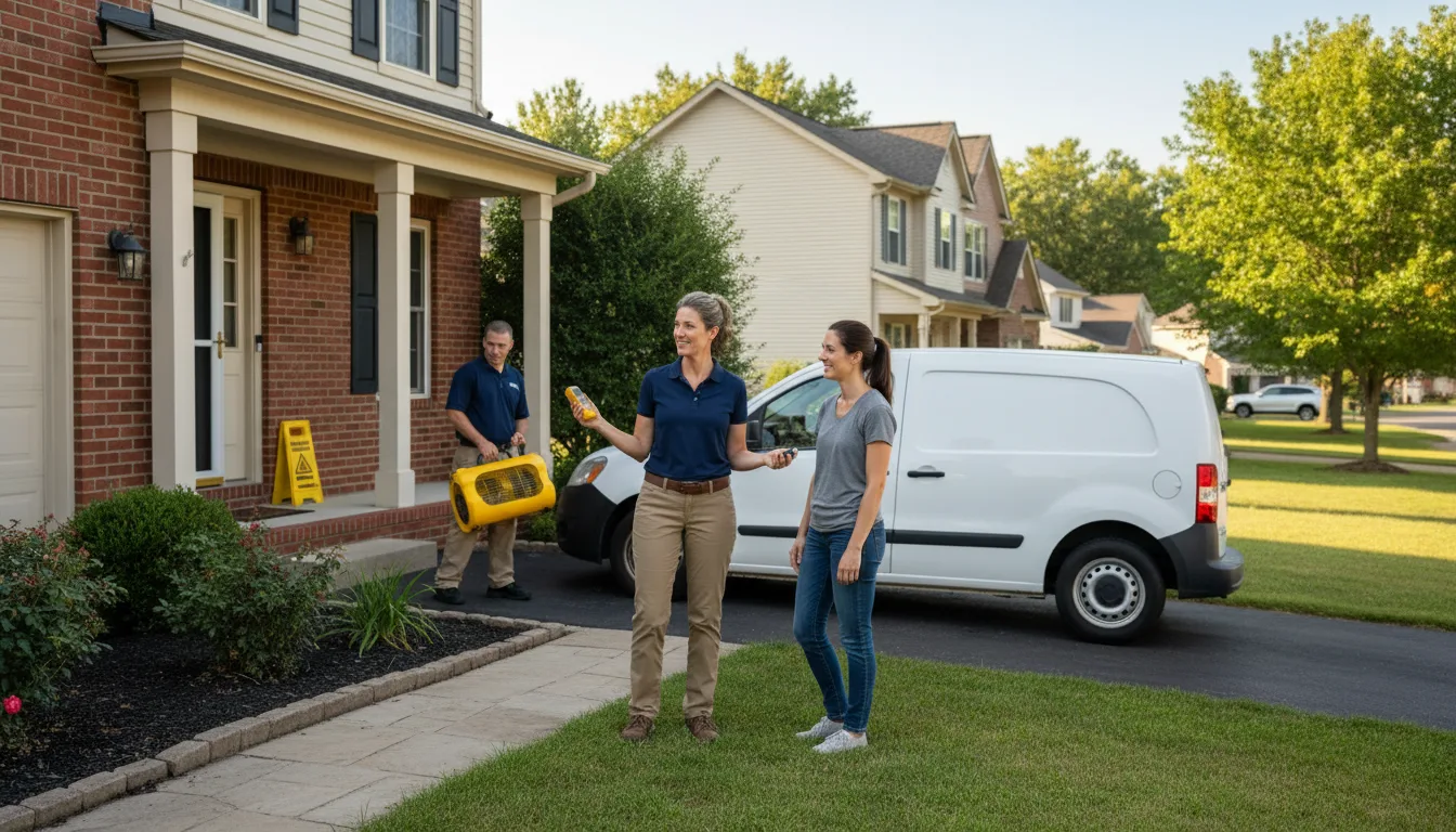Water restoration image for Dehumidification And Cleanup Services in Lutherville Timonium, MD